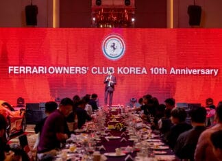 페라리 오너스 클럽 코리아 10주년 기념식